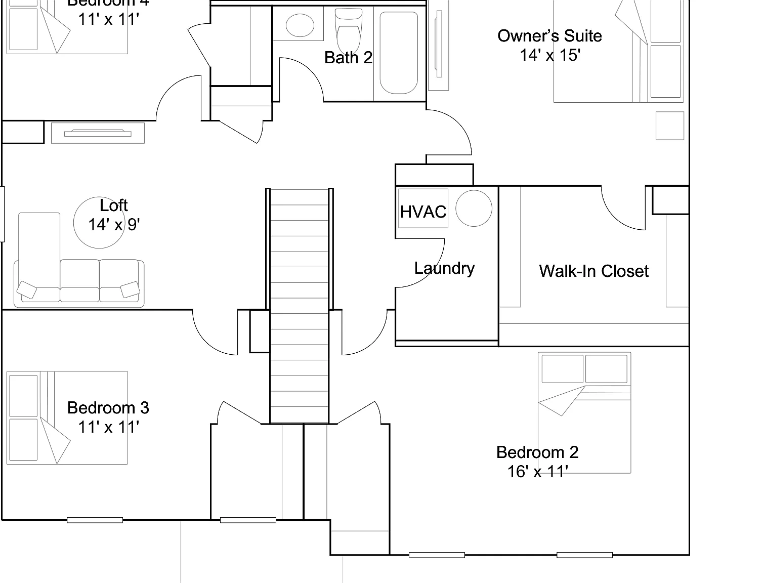 4 bed, 2.5 bath, 2233 sqft, $2,180 — Photo 3