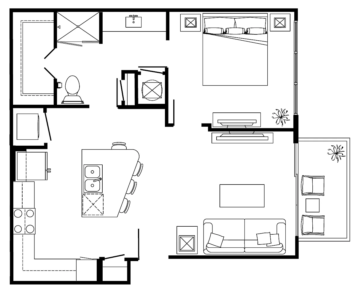 Floor plan B1