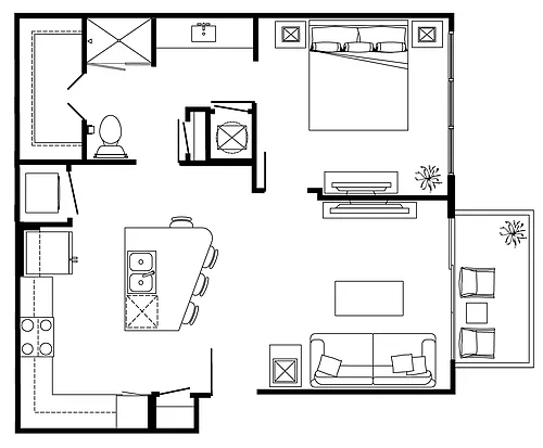 Floor plan B1
