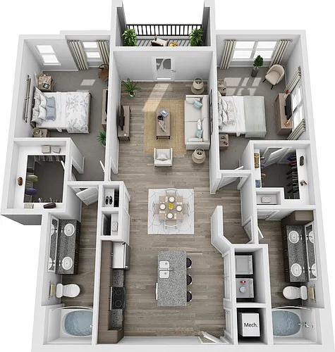 Floor plan Barton