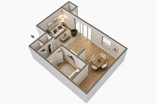 Floor plan Studio