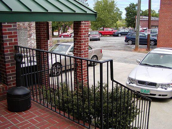 Parking-enterance on 2nd floor