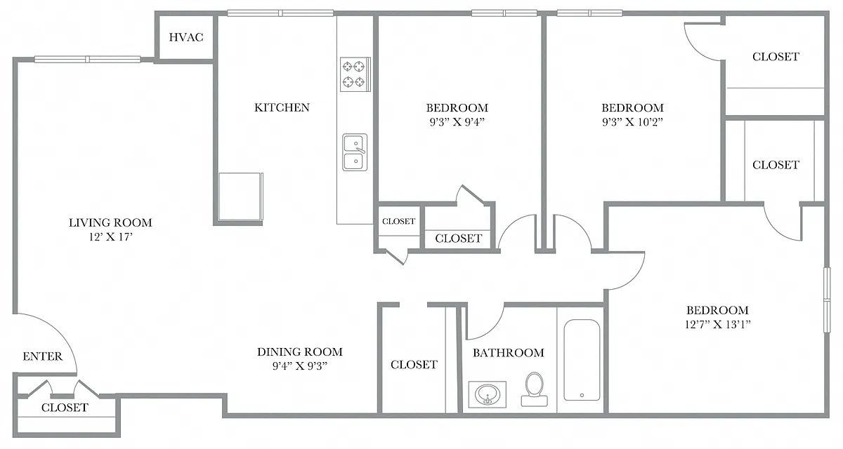 Floor plan Newport