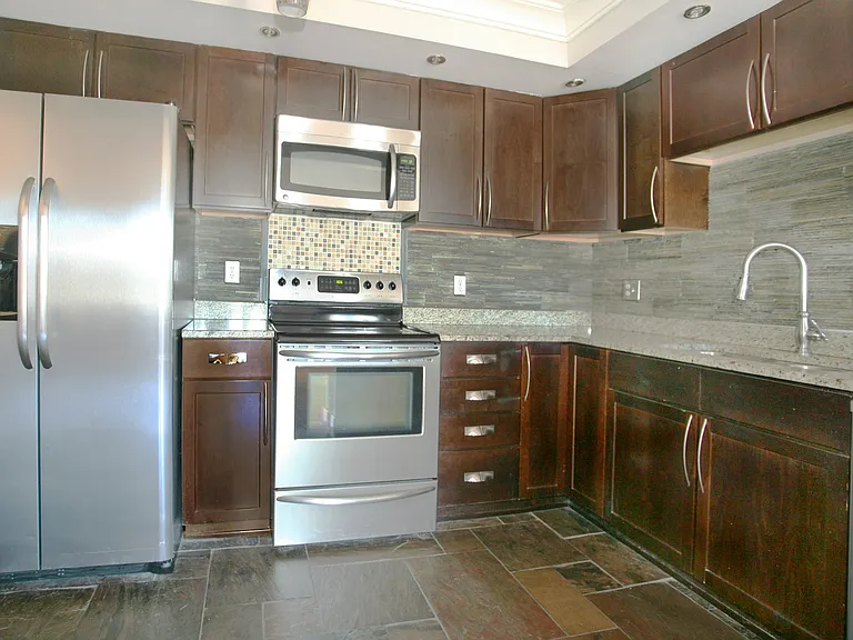 Granite, Stainless Steel and Slate