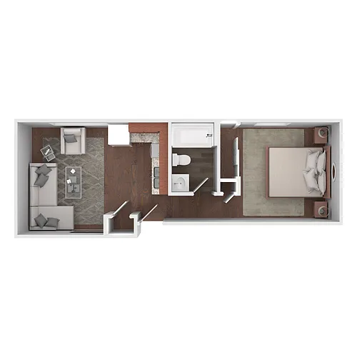 Floor plan One Bedroom