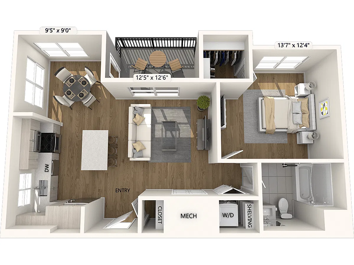 Floor plan A1-Upgrade Collection