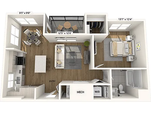 Floor plan A1-Upgrade Collection