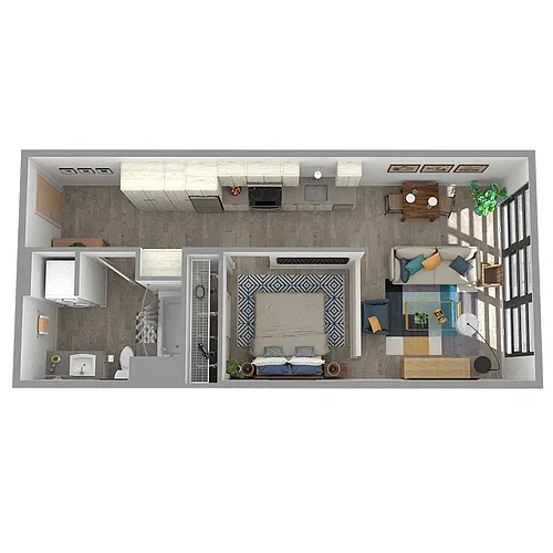 Floor plan 1x1O-18M MFTE