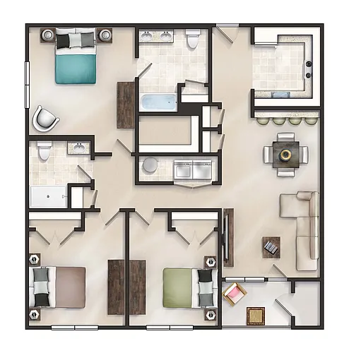 Floor plan The Magnolia