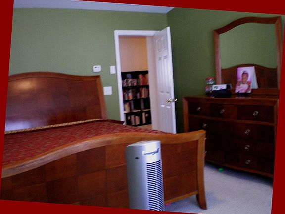 Master Bedroom w/view to Loft