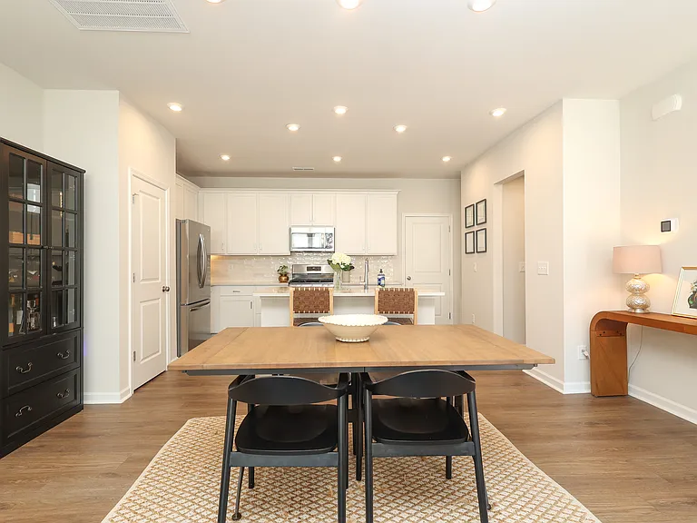 Open concept with upgraded finishes