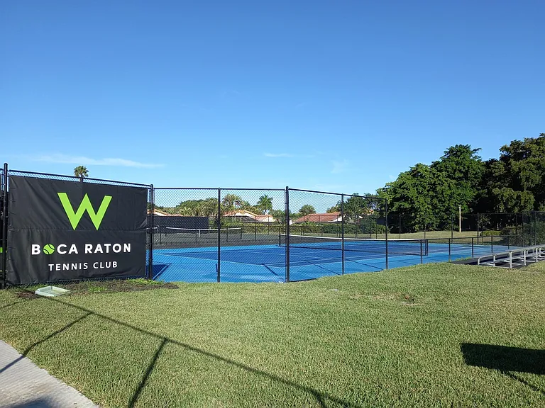 Tennis academy inside the community