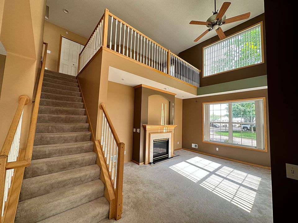 Front entrance view of first and second floor