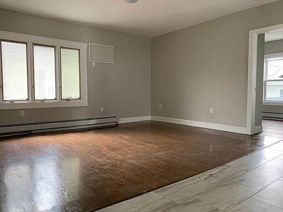 Living room across from the kitchen