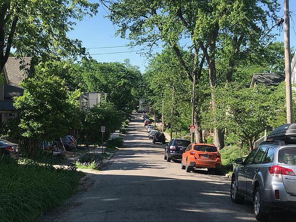 View from the stop of Murray Avenue. "Most Photographed Street in Ann Arbor"