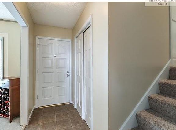 Front Entry with Tiled Floor