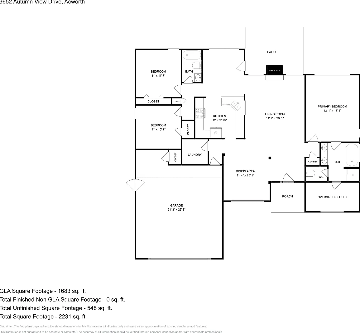 3652 Autumn View Drive Acworth GA — Photo 2