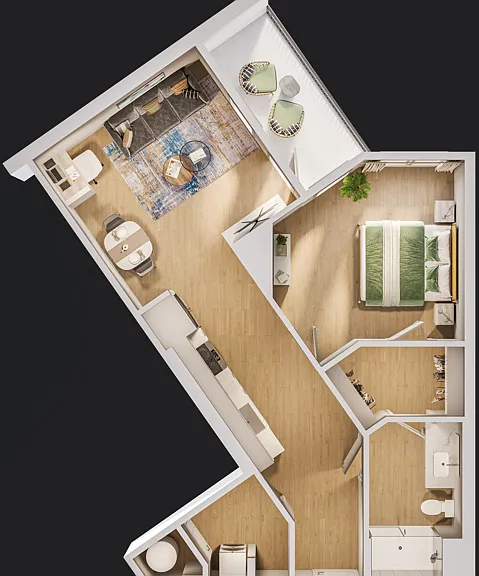 1G floor plan The Henley