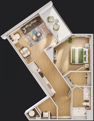 Floor plan 1G