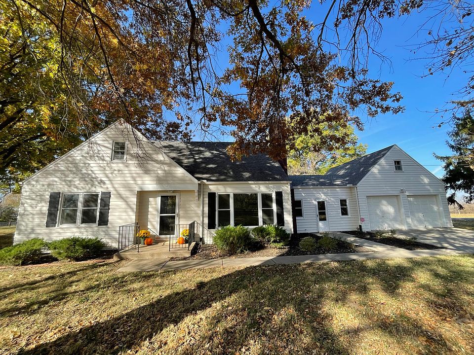 East facing front of house