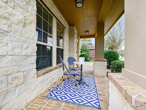 Perfect porch to have coffee with a neighbor.