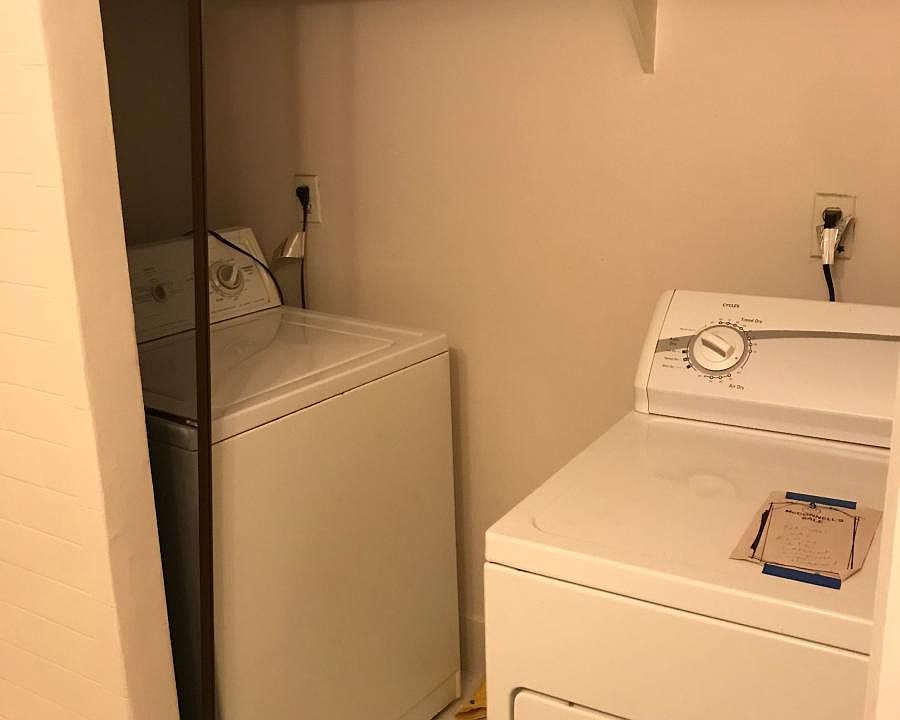 Washer and dryer