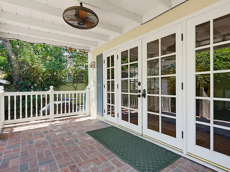 Rear covered patio