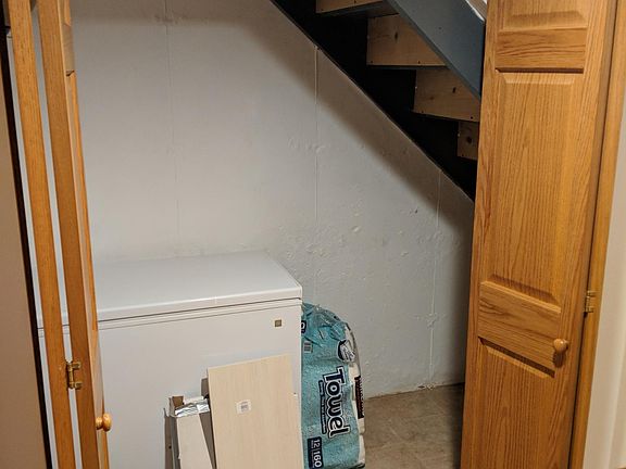 Downstairs closet