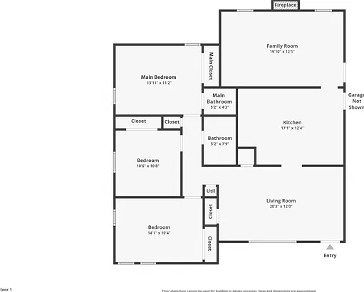3 bed, 1.5 bath, 1311 sqft, $1,595 — Photo 2