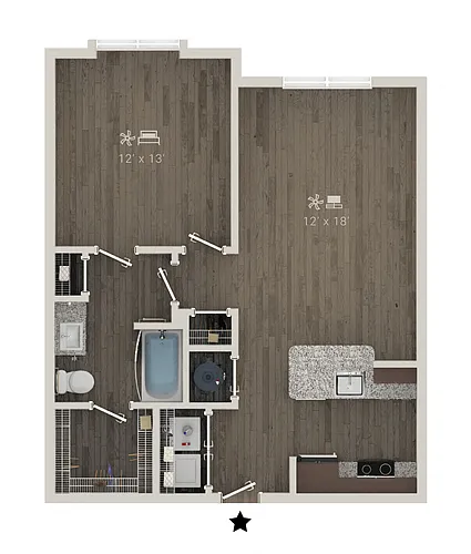 Floor plan Degas