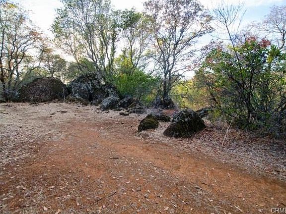 Level area and rock formations.