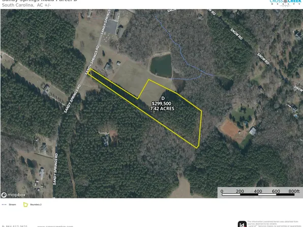 0 Sandy Springs Rd, Pelzer, SC 29669