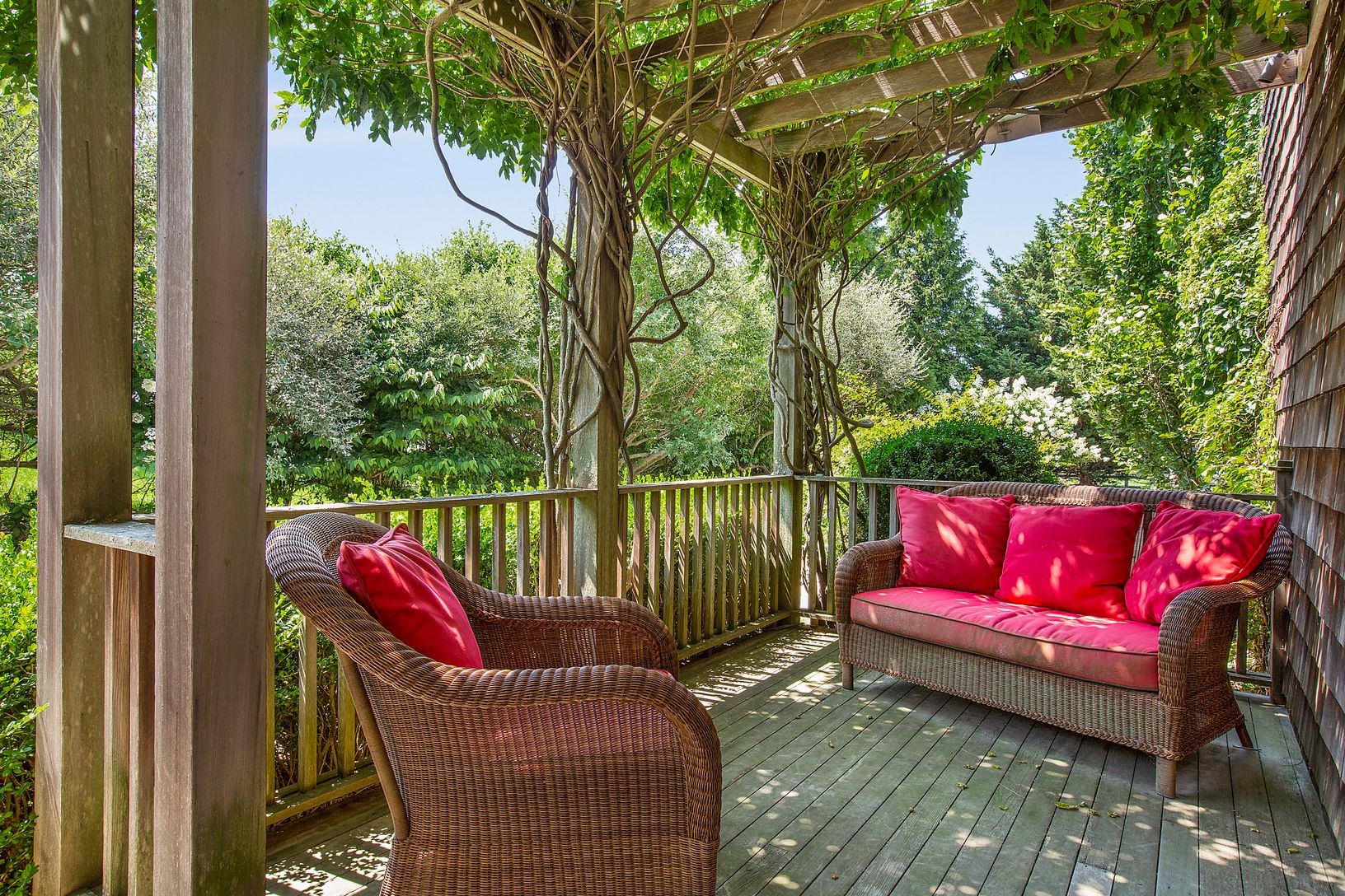  Wisteria covered porch