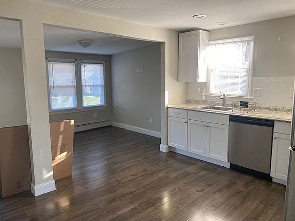 living area open from kitchen