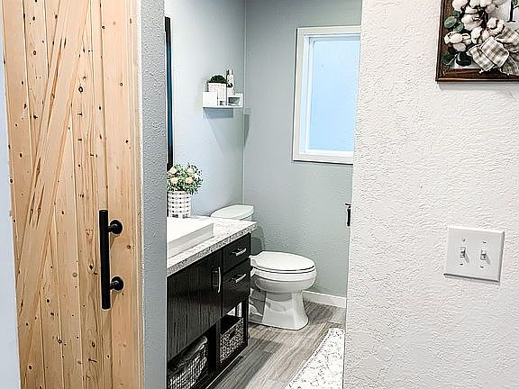 Barndoor on Bathroom