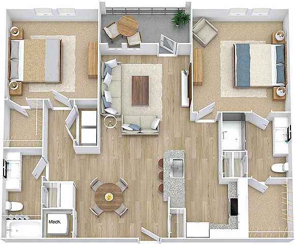 Floor plan Addison