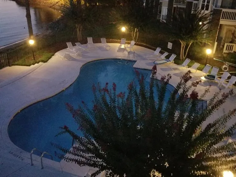 Lakeside pool