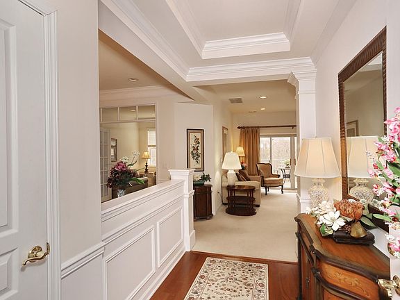 Foyer with Wood Floors