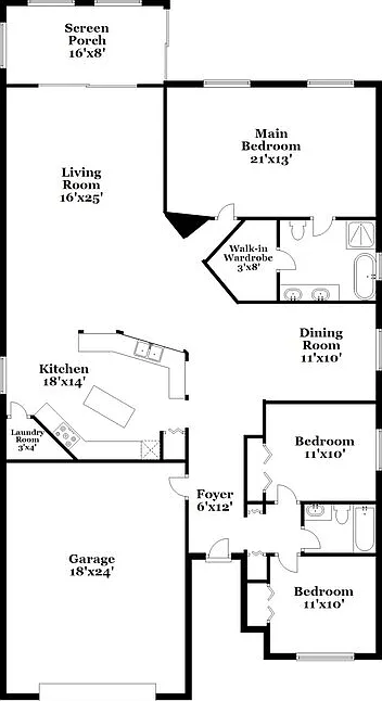 3 bed, 2.0 bath, 2121 sqft, $3,550 — Photo 2