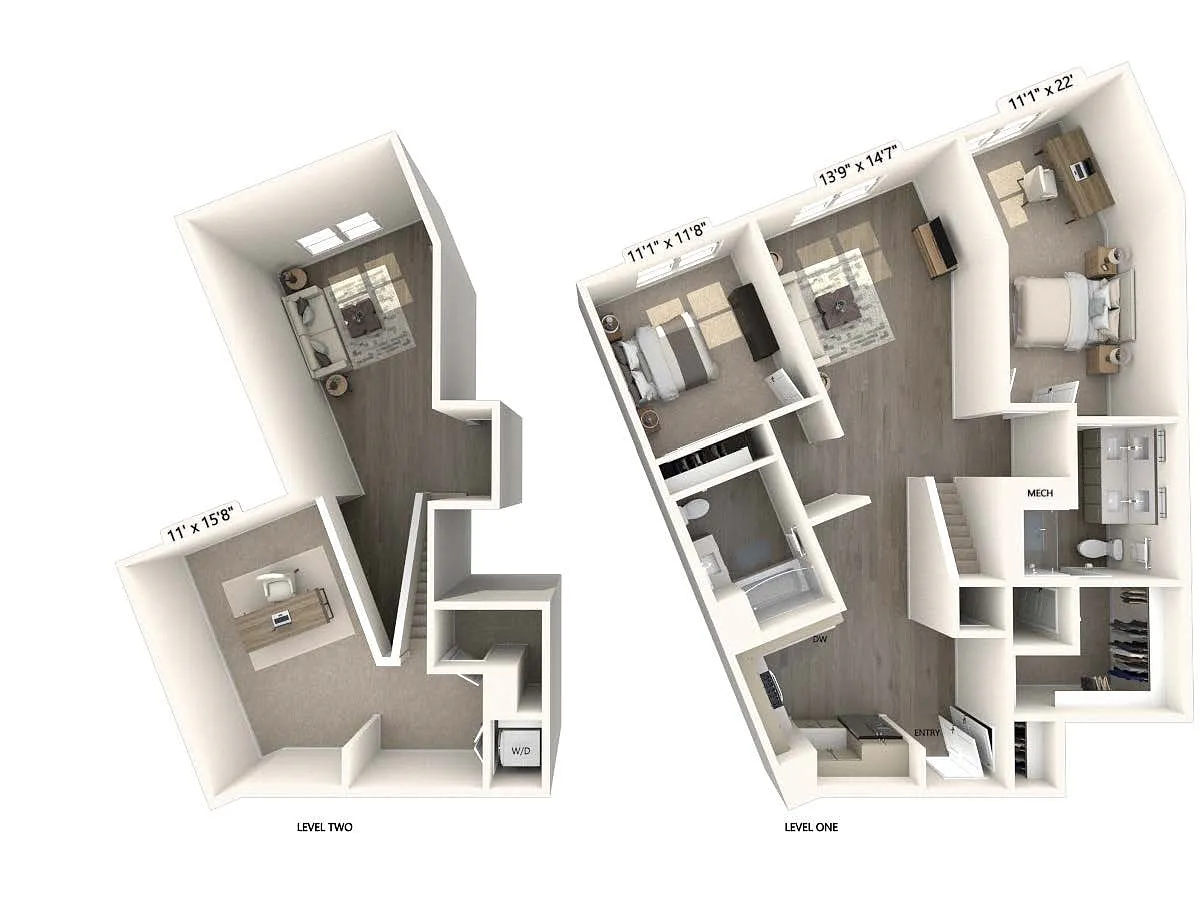 Floor plan B3L