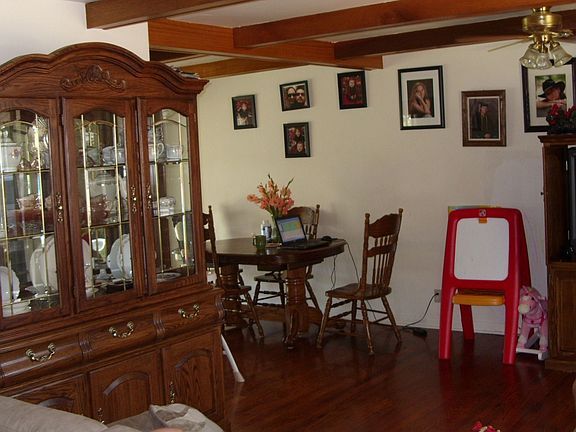 living room & dining area