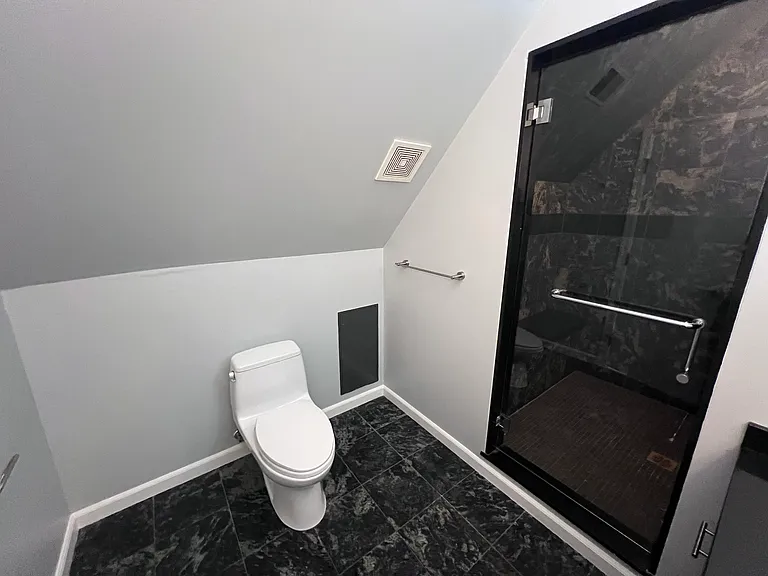 Second floor bedroom with attached full bathroom