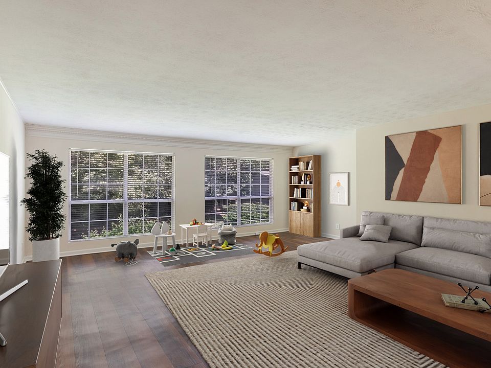 Spacious living rooms with great natural light