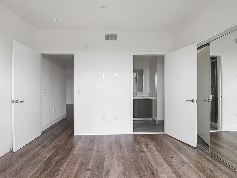 Bedroom with Bathroom and Vinyl Flooring