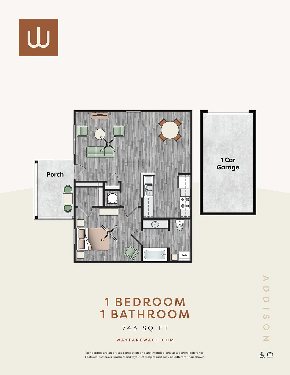 Floor plan Addison (A1)