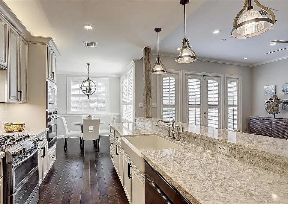 View of kitchen and breakfast nook