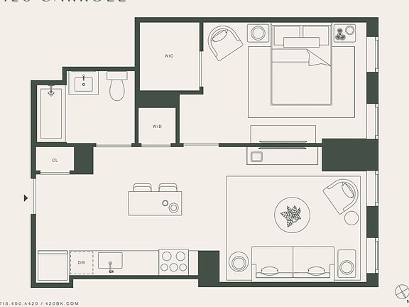 2nd image of 420 Carroll St #312