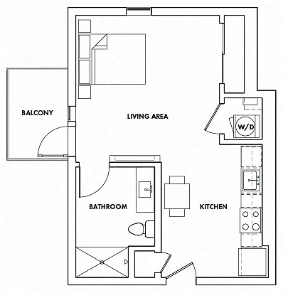 Floor plan Studio H Trilby