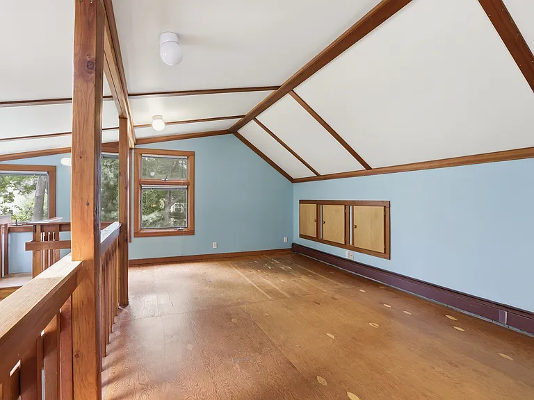 Loft-style bedroom