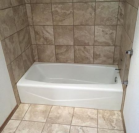 Master bath, new tile